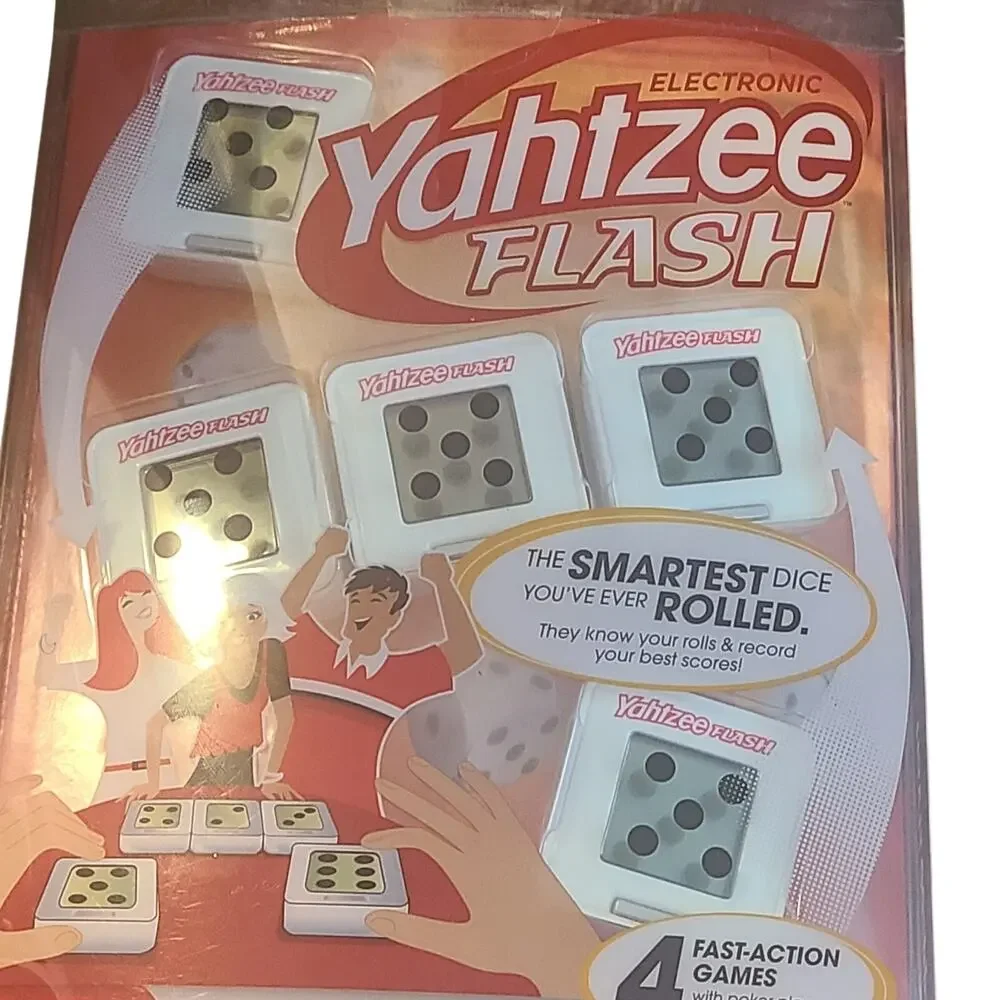 2009 VINTAGE HASBRO ELECTRONIC YAHTZEE FLASH FAST ACTION FAMILY GAME BRAND NEW
